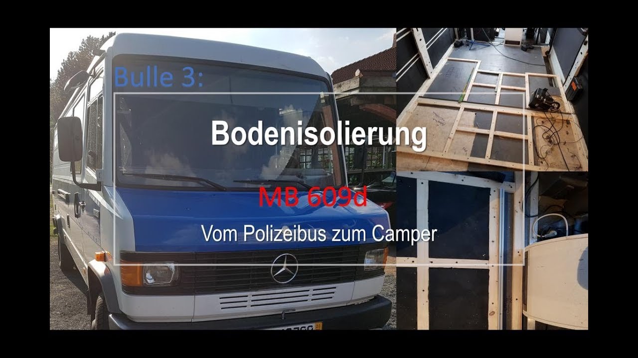 Bulle 3 – MB609d – Bodenisolierung und Bodenplatte