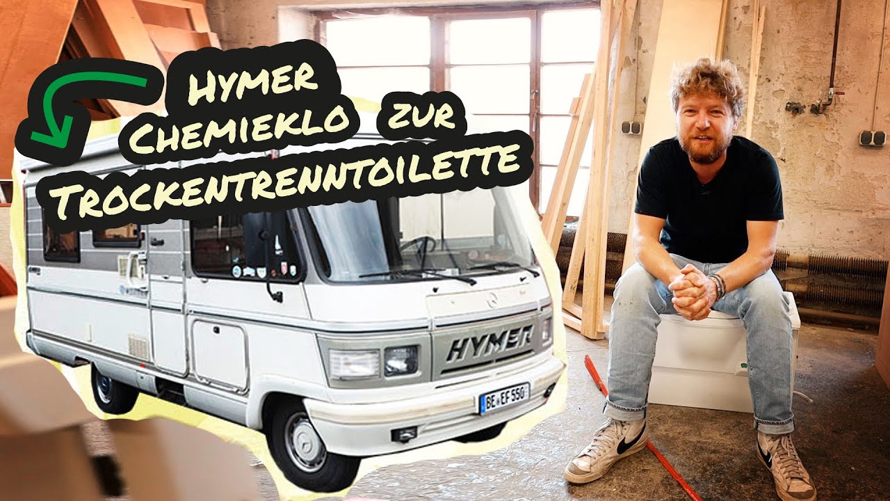 Trockentrenntoilette aus Chemieklo im Wohnmobil selber bauen | Dusche abdichten | Hymer Projekt