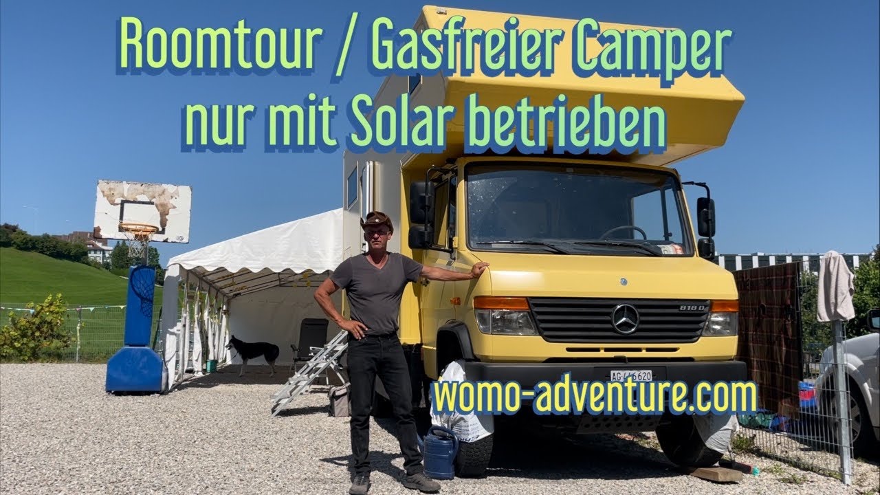 Roomtour / Gasfreier Camper / Wohnmobil / Hotel auf Rädern nur mit Solar betrieben