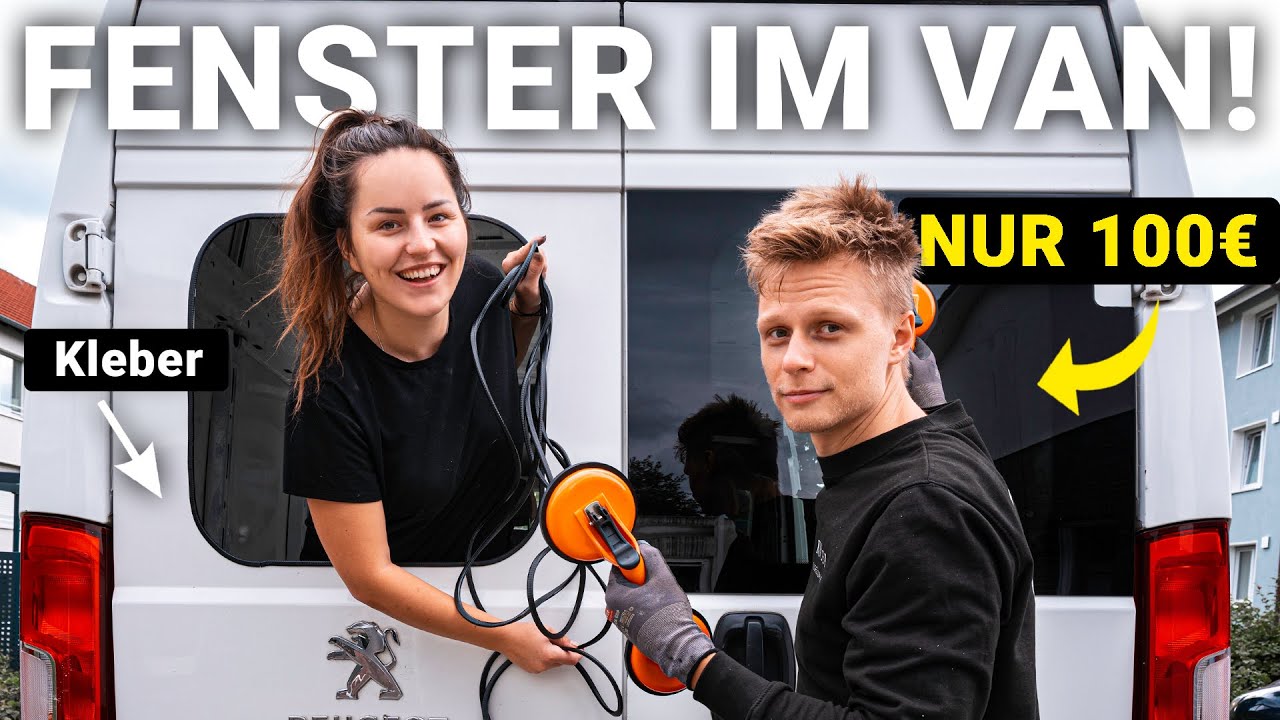 Vanlife: Heckfenster im Camper Einbauen ∙ Schritt für Schritt DIY Camper Van Ausbau #3