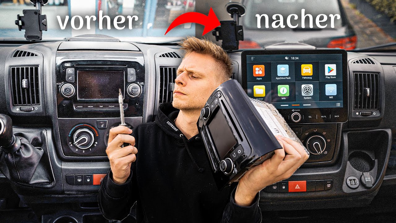 Das Camper Upgrade, das deine Van Reise verändern wird! (Dynavin D8 Flex Carplay Einbau & Test)