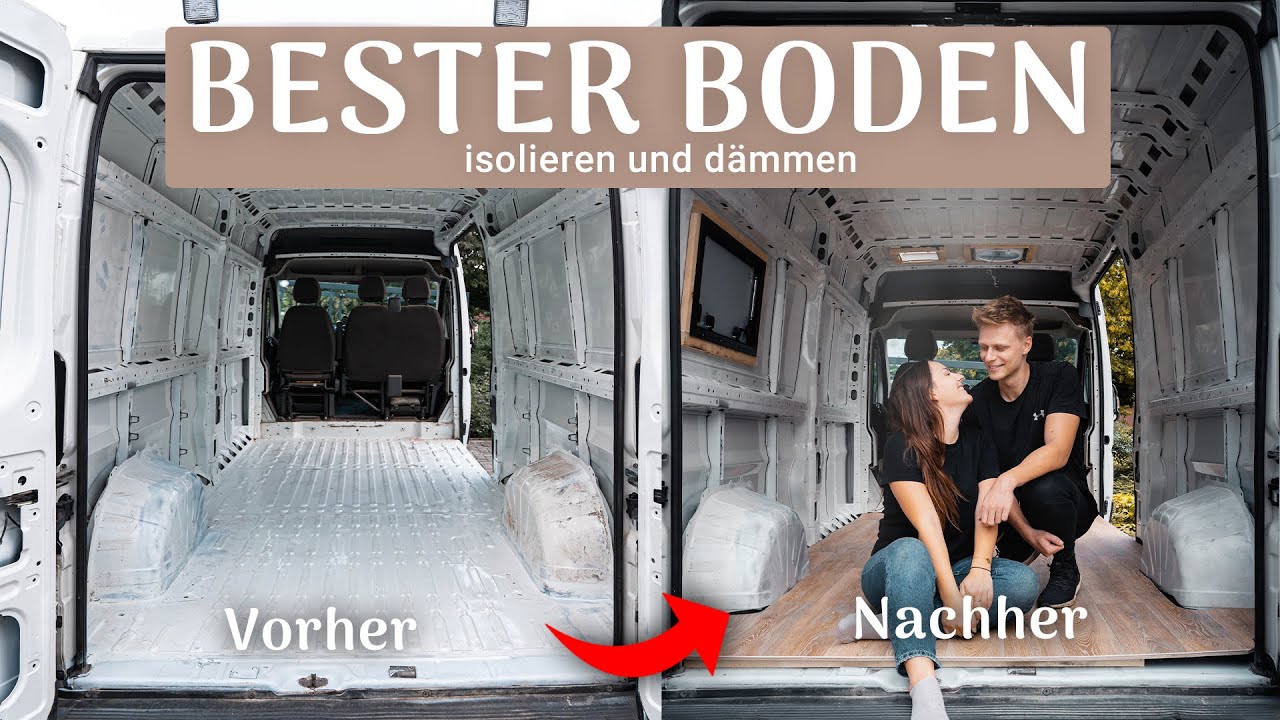 Ganz Einfach: Camper Bodenplatte verlegen & Dämmen (DIY Camper Van Ausbau | Armaflex XG | PVC Vinyl)