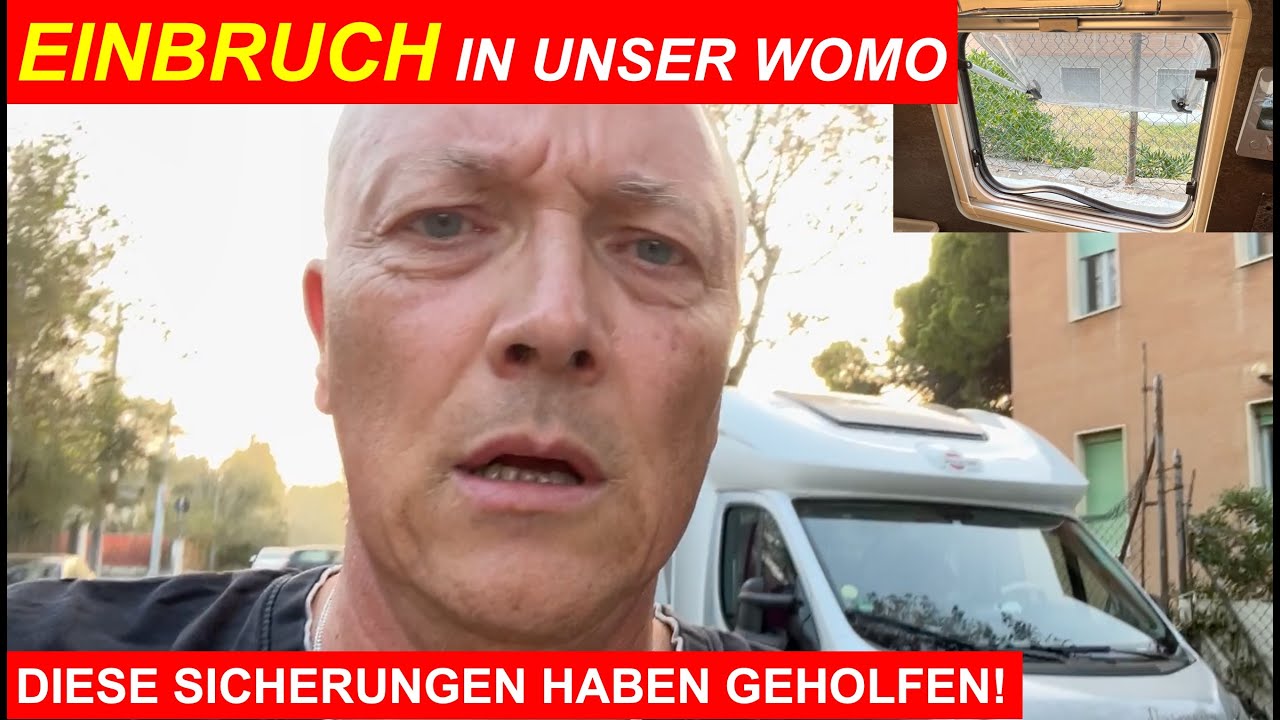 WoMo AUFGEBROCHEN! Glück im Unglück. Sicherungen haben geholfen.