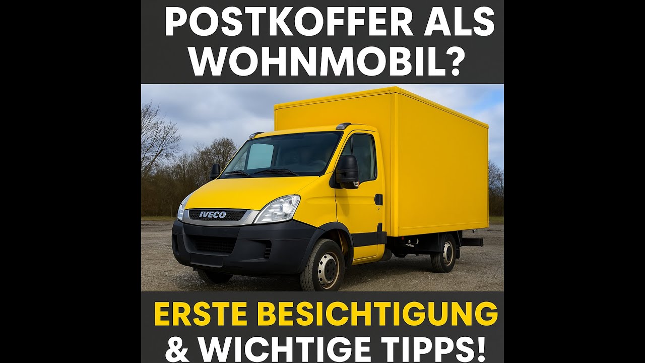 Iveco Daily Postkoffer als Wohnmobil? Erste Besichtigung & wichtige Tipps!