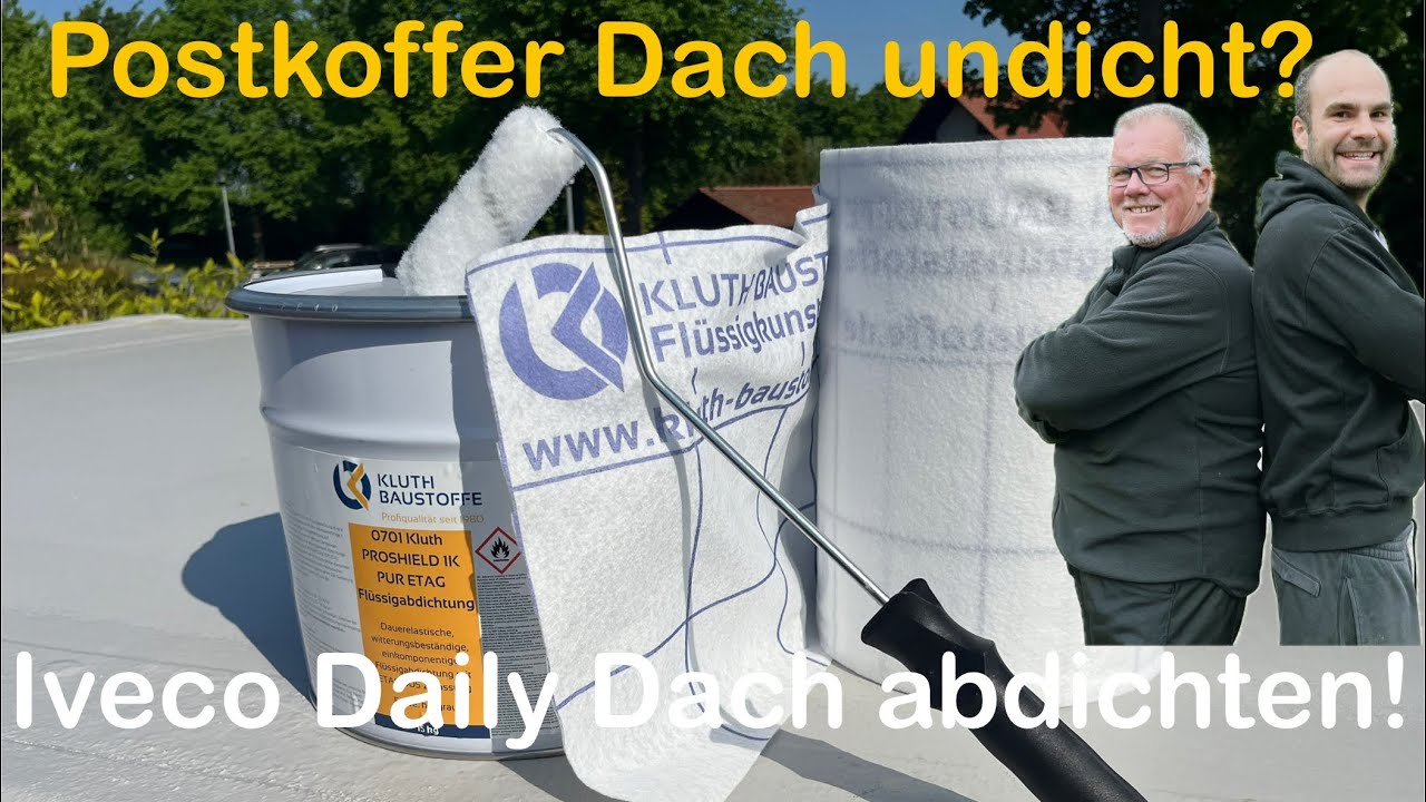Undichtes Dach beim Camper? Postkoffer Dach abdichten – Die Lösung – Teil 2