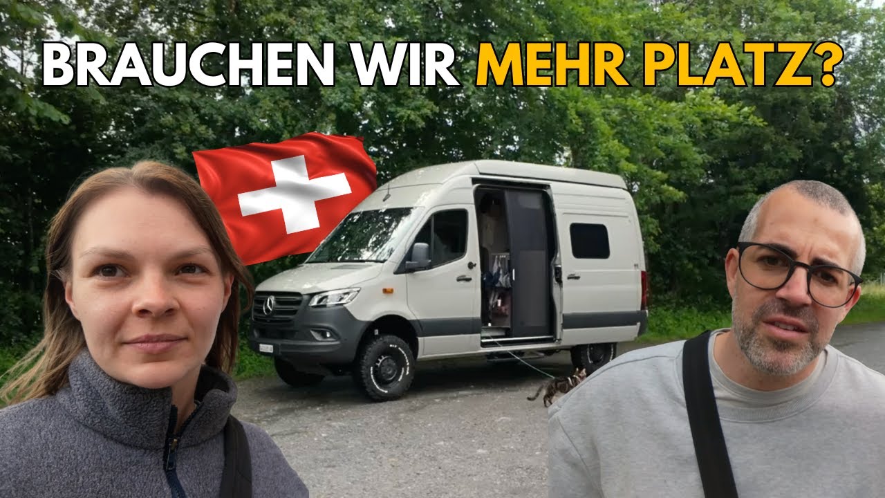 Reicht uns der PLATZ in unserem neuen Camper? VANLIFE auch bei Regen