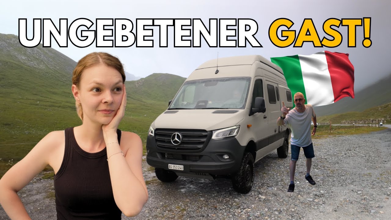 Eine erschreckende Begegnung. Der Roadtrip von den Alpen bis zum Weingut Unser Start ins VANLIFE