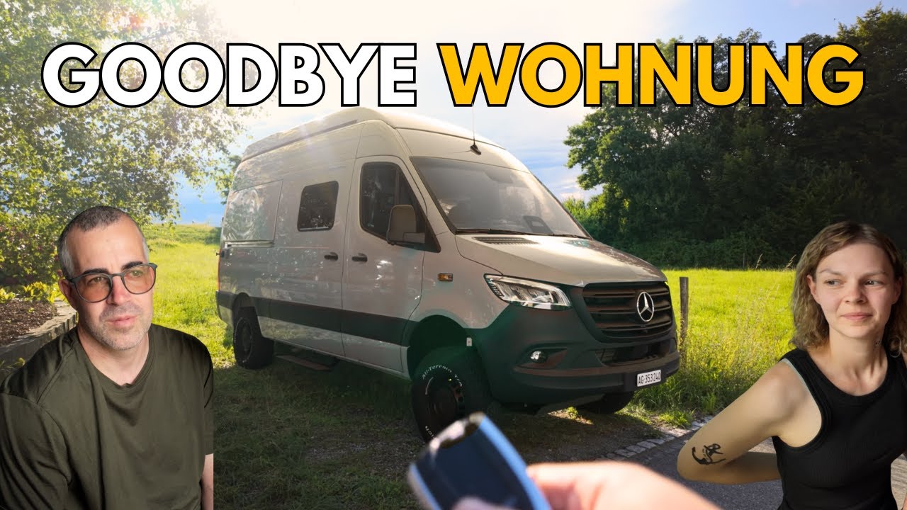 Wohnung gekündigt! Unser Abenteuer im Camper startet JETZT – VANLIFE Roadtrip durch Europa