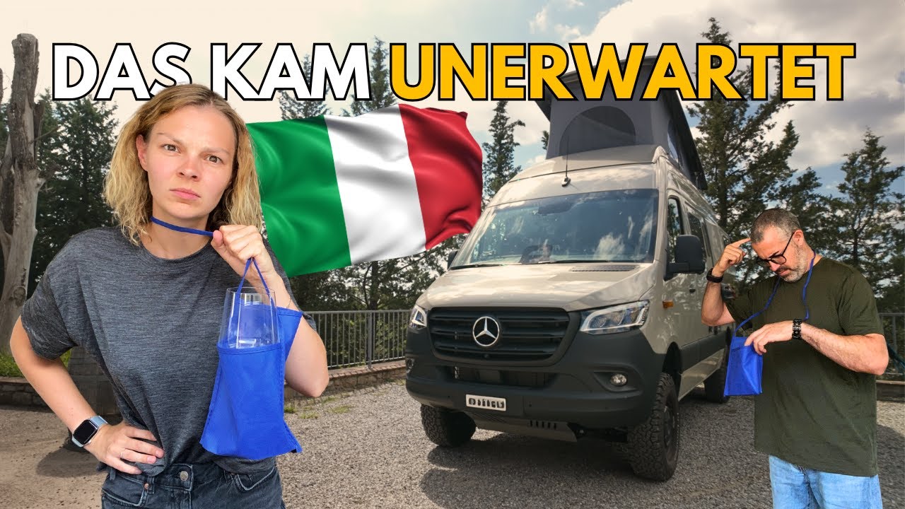 Gefangen auf dem Stellplatz & die leckerste Pizza Italiens – Vanlife in Italien