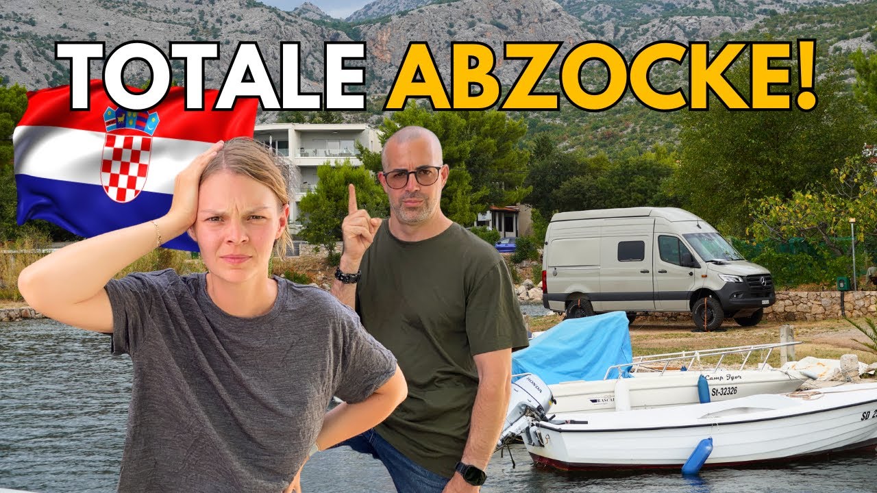 Von Frust  zu Traumplatz am Meer  VANLIFE Kroatien