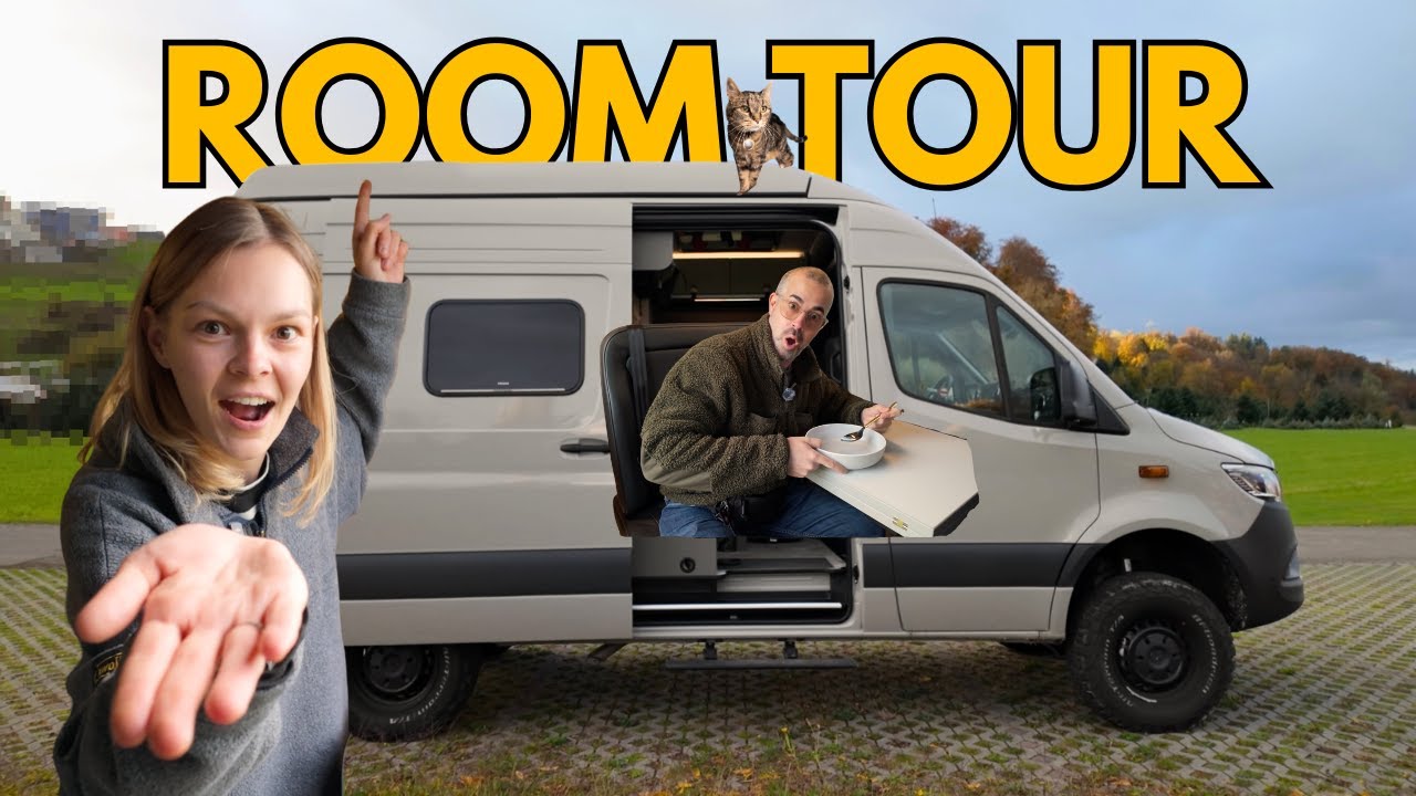 So hausen wir beim VANLIFE. Room Tour durch unseren Mercedes Sprinter 4×4 VAN – Grand Canyon S600