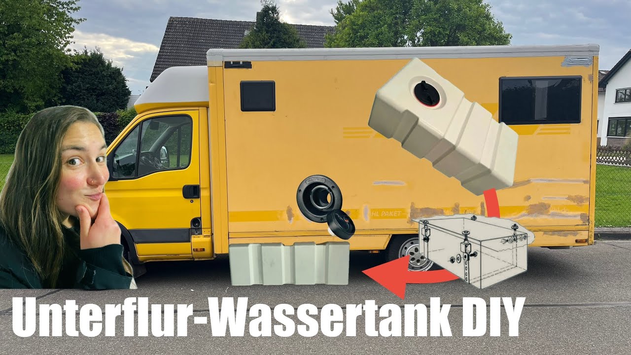 Unterflur-Wassertank im Wohnmobil montieren | Varile 79L + Einfüllstutzen Anleitung