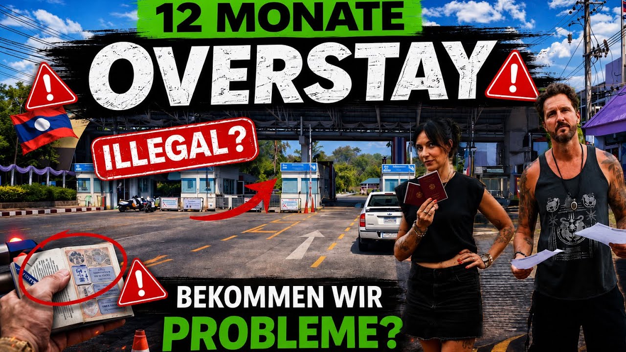 12 Monate overstay, bekommen wir Probleme? / Asien – Reise Teil 59 Thailand