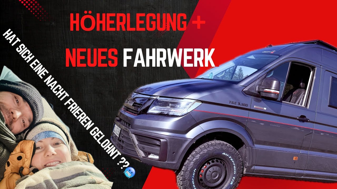 Folge 6 | Neues Fahrwerk (MAN TGE/Crafter) +90mm und KO2 Reifen (+30-40mm) – lohnt sich das?