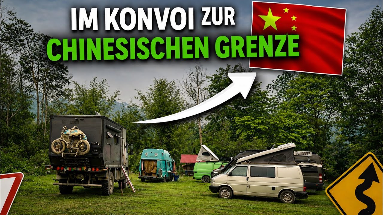 Im Konvoi zur Chinesischen Grenze / Asien – Reise Teil 63 Laos