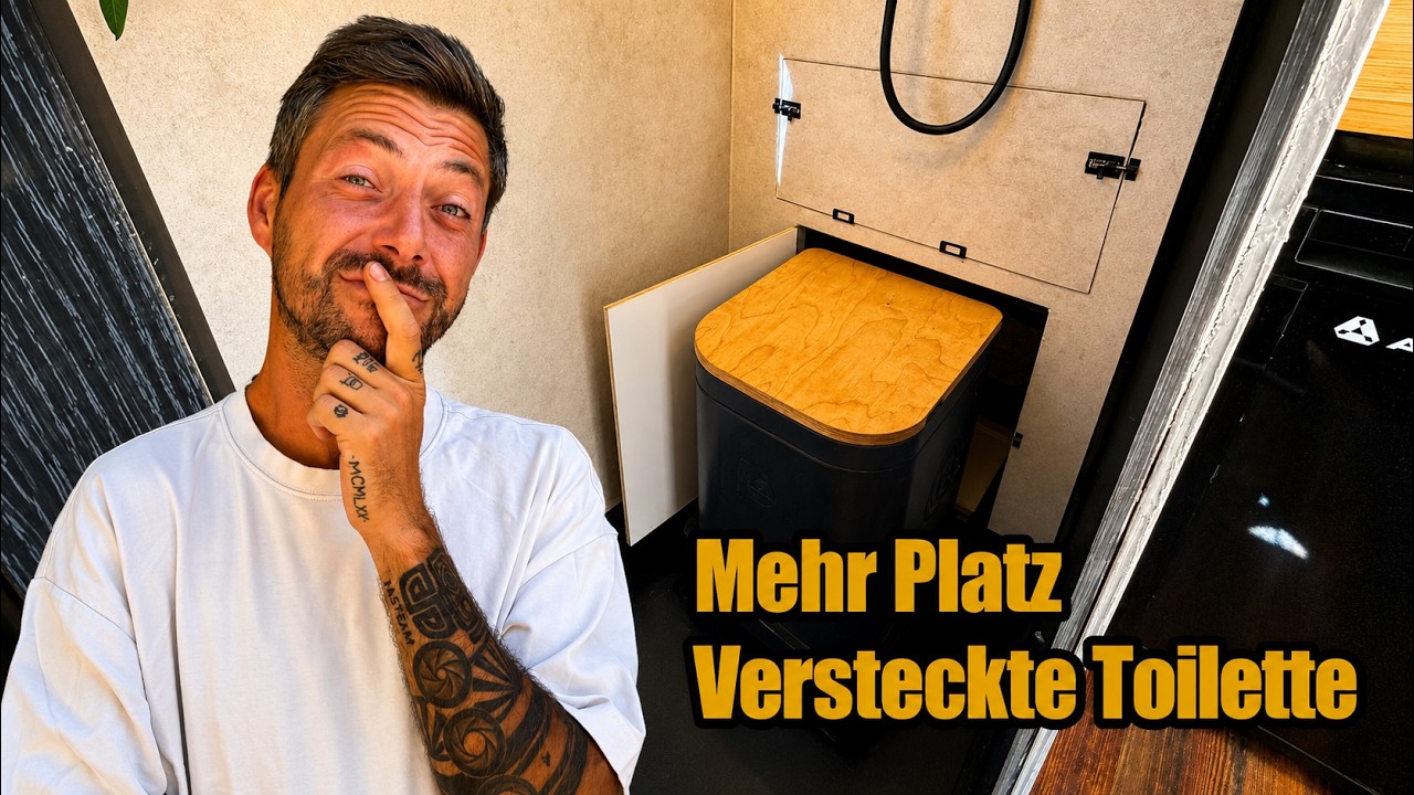 Slide Out Toilette für Trockentrenntoilette – Maximaler Platz im Bad
