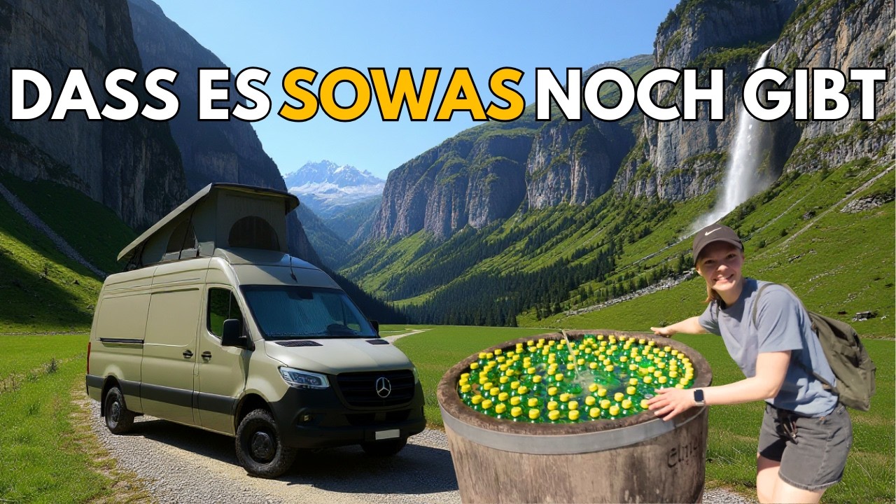 Gibts eigentlich nichts mehr Gratis? Campen im Glarnerland mit unserem Sprinter Van!