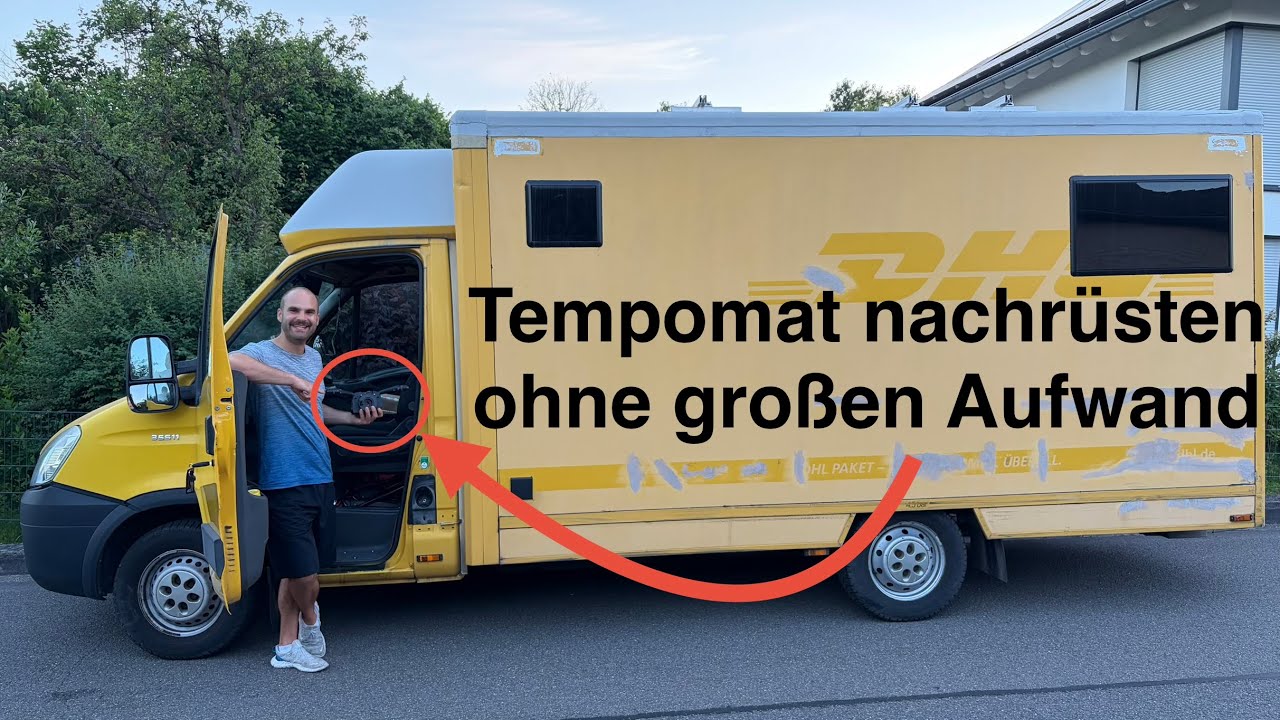 Iveco Daily Tempomat nachrüsten Komplett-Anleitung | Airbag ausbauen & Lenkstockschalter wechseln