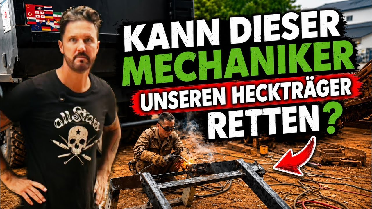 Kann dieser Mechaniker unseren Heckträger retten? / Asien – Reise Teil 72 China