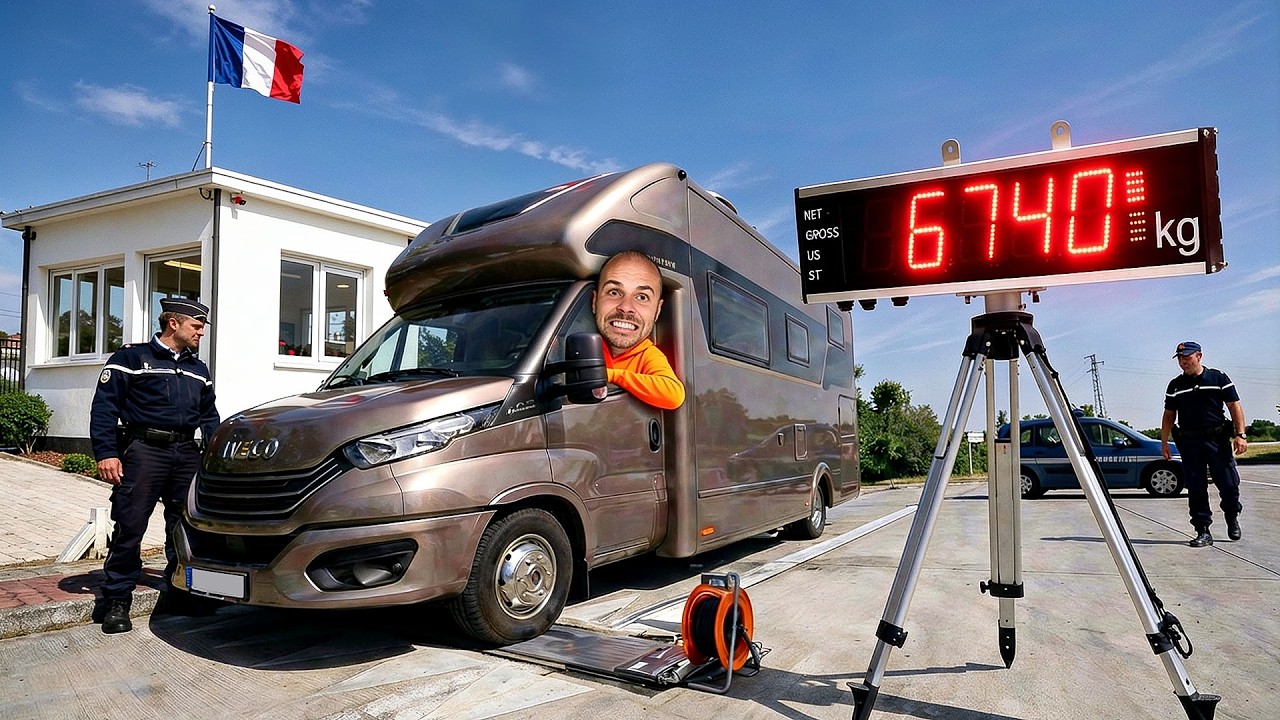 Mit dem Camper zur Côte d’Azur Aber überladen? (Frankreich verzeiht nichts!)