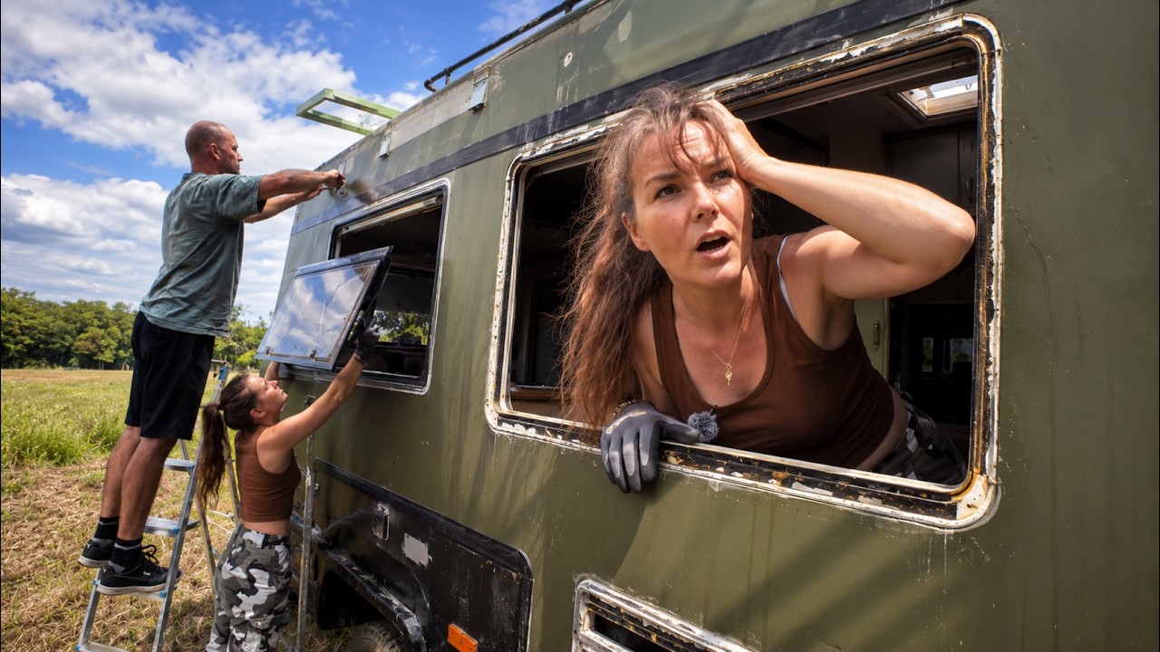 Unser 35 Jahre altes Wohnmobil ist undicht – ALLE Fenster müssen raus!
