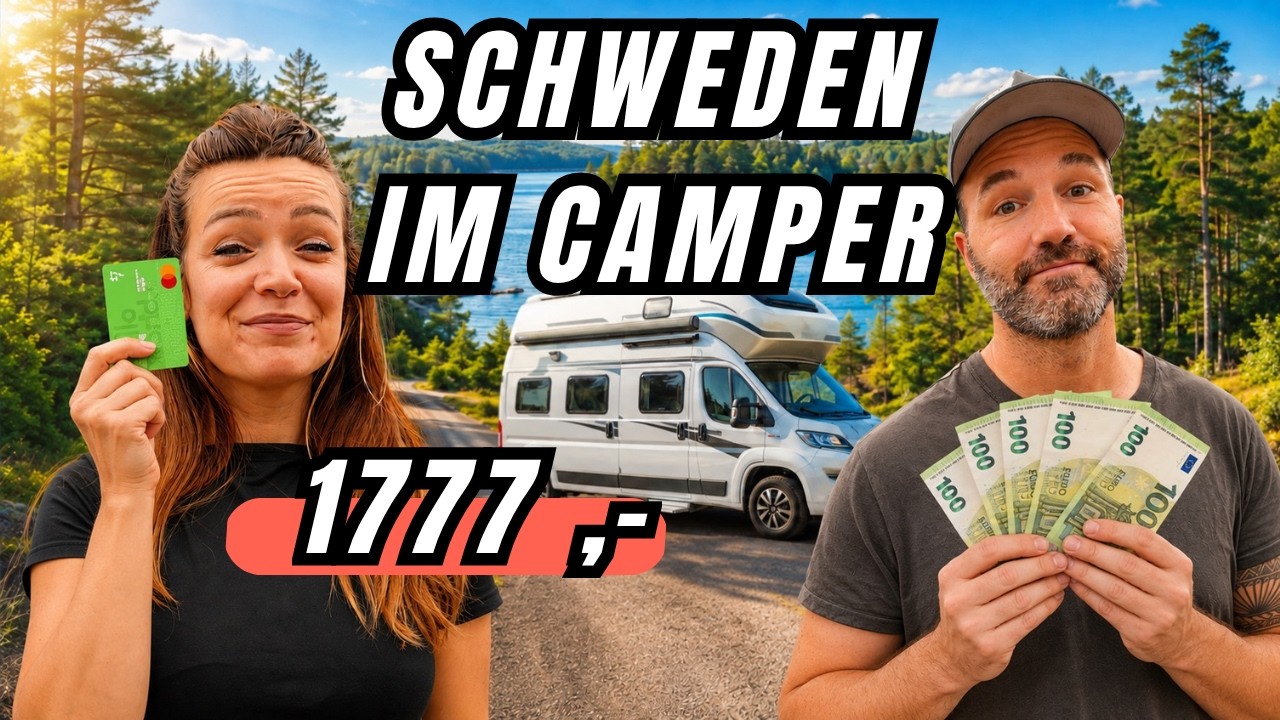 1.777€ für 2 Wochen Schweden im Camper: Unsere ehrliche Rechnung