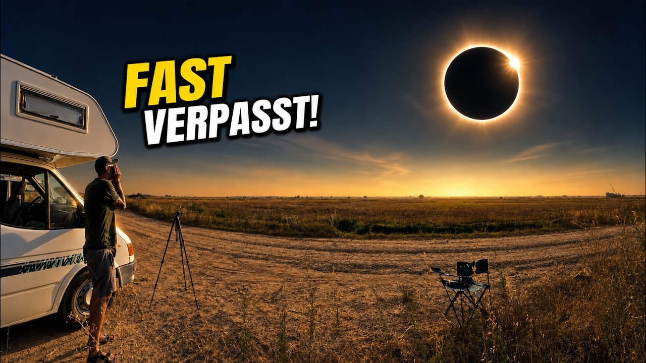 Der perfekte Platz für die Sonnenfinsternis? Dann kam die Panne …
