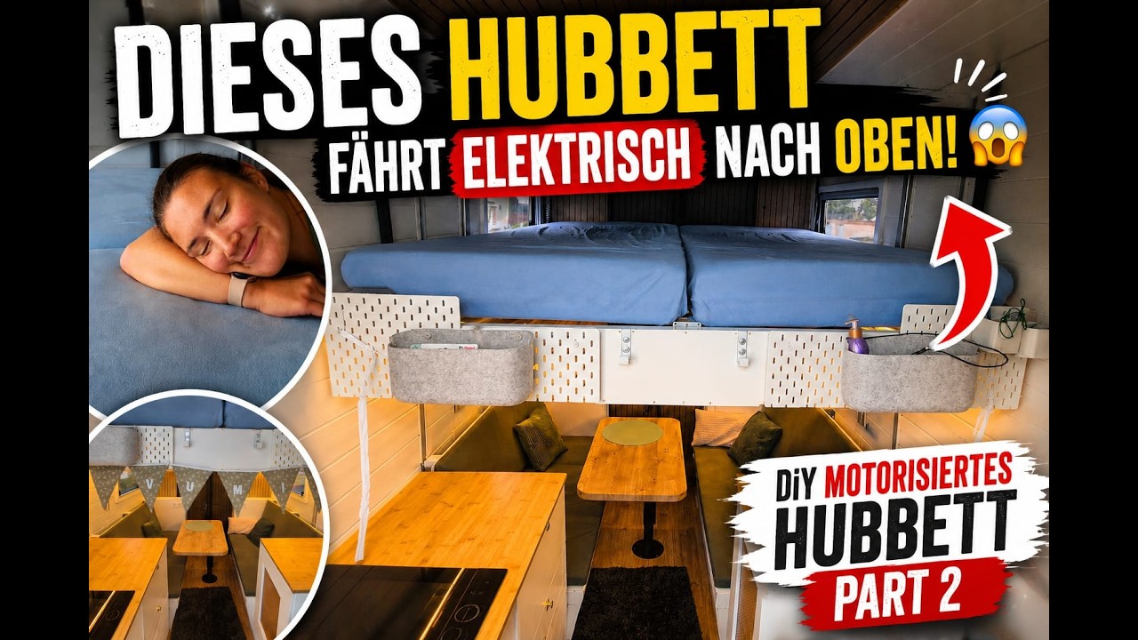 DIY Motorisiertes Hubbett Part 2 – Finale Montage!