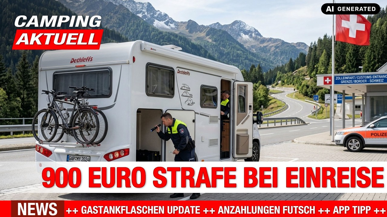 CAMPING Aktuell 08/26  900 € Strafe bei Einreise  Anzahlungen futsch  Gastankflasche