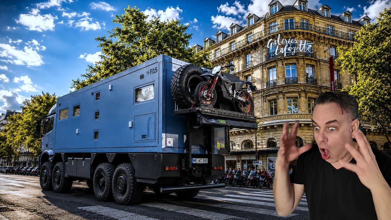 Mit dem 8×8 MITTEN DURCH PARIS! Enge Gassen, Chaos, keine Chance?!