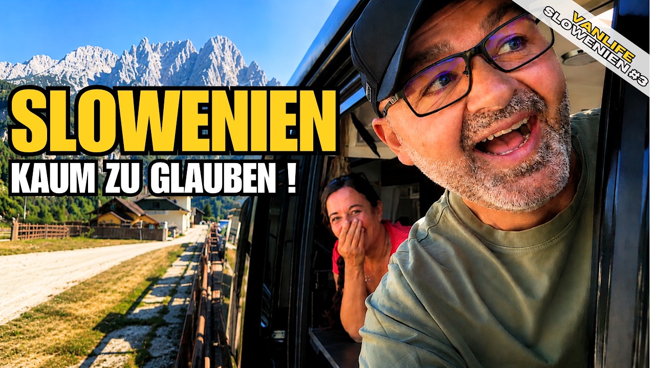 Mit dem Campervan AUF den ZUG!  Verrückteste Reise durch Slowenien | Soča Tal & Tolmin Klamm