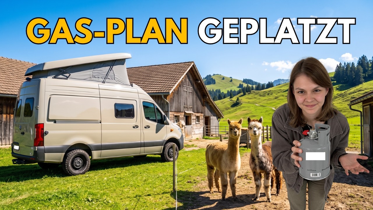 Unser Gas-Plan ist geplatzt  – dafür campen wir zu Neunt