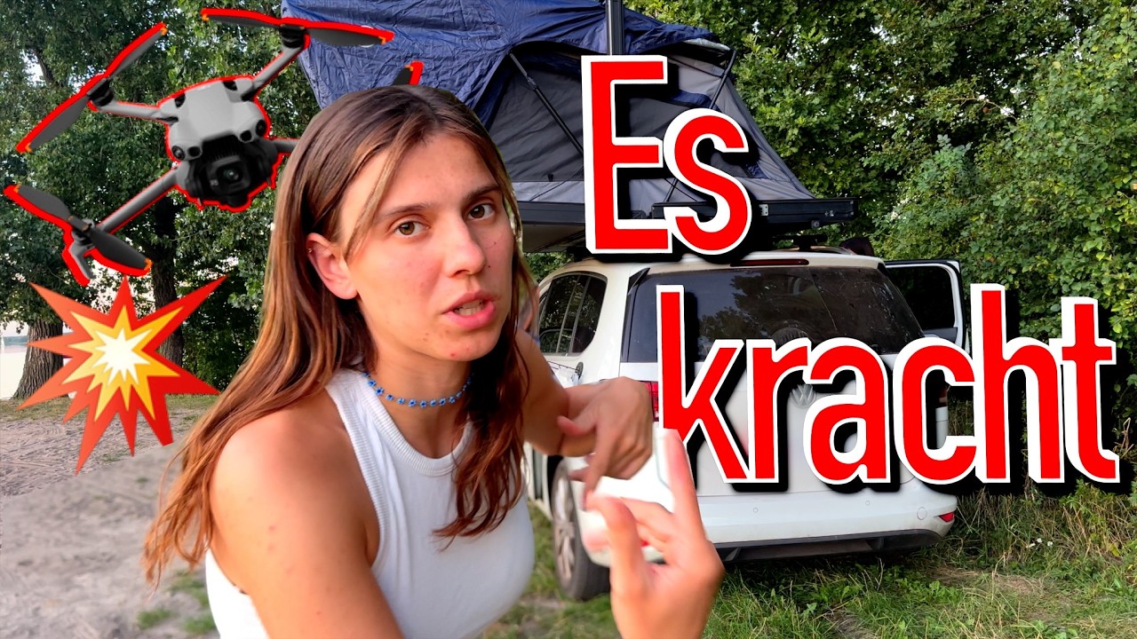 WAS ist da LOS? Meine Drohne reagiert nicht mehr und CRASHT! (Campen im Dachzelt)