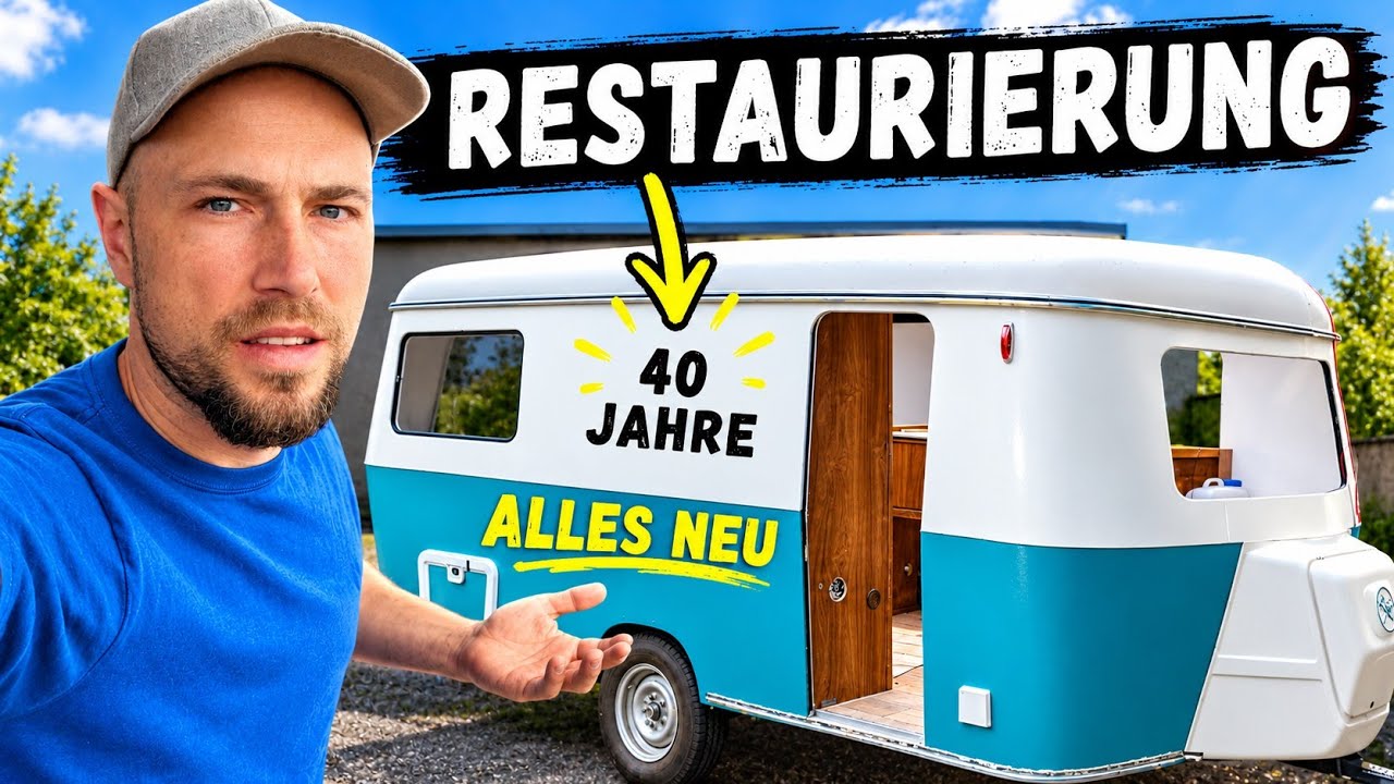 40 Jahre alt – Wohnwagen Renovierung im Innenraum | Eriba Troll Umbau
