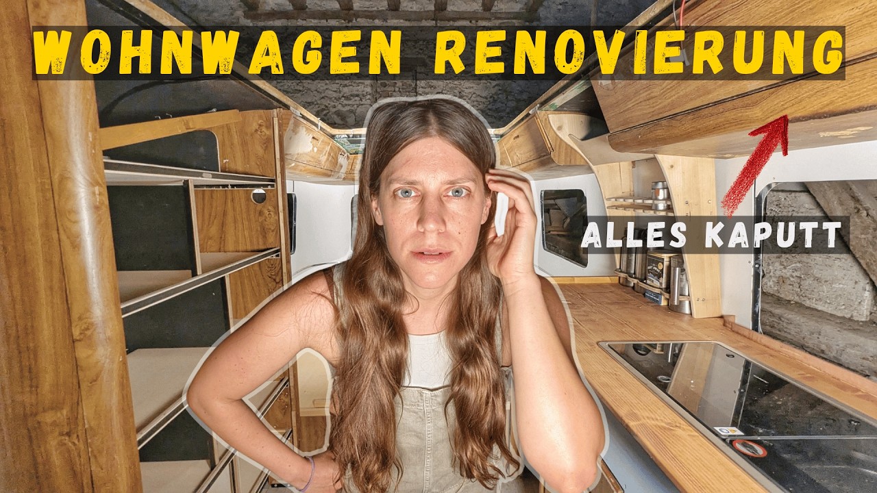40 JAHRE alter WOHNWAGEN – Wir bauen die Küche NEU Eriba Wohnwagen Renovierung