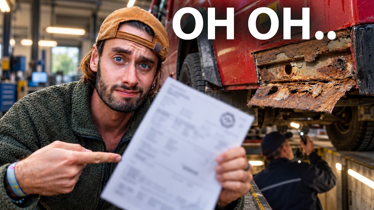 Das könnte knapp werden!  Unser Oldtimer muss zum TÜV..