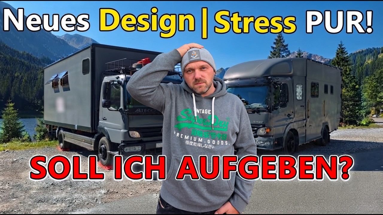 DENISA & ICH wurden eingeladen | AUSBAU START & STREIT | Atego DIY Travel Truck Vanlife SLOWAKEI