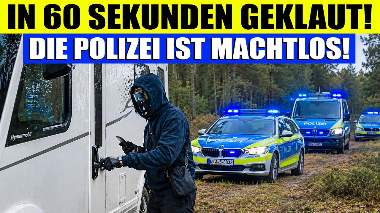 Diese NEUE Wohnmobil Diebstahl Methode stellt die Polizei vor Rätsel – 5 Modelle betroffen