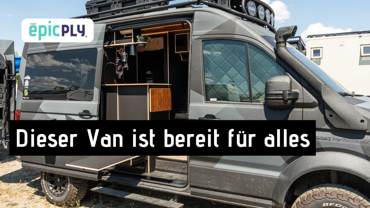 Dieser Crafter steckt voller cleverer Lösungen! | 4Motion Camper Roomtour | lobos_on_tour