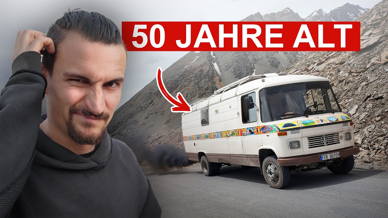 Mit meinem 50 Jahre alten Wohnmobil auf 5.000 Meter im HIMALAYA