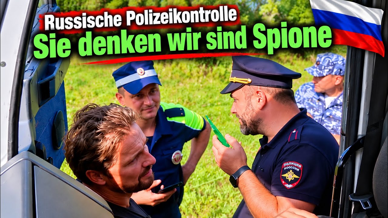 Russische Polizeikontrolle – Sie denken wir sind Spione / Asien – Reise Teil 86 Russland