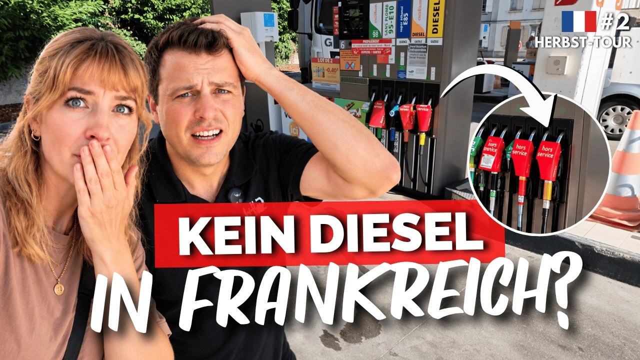 TANKSTELLE LEER? Unser erstes Mal Normandie & KEIN Diesel | Honfleur