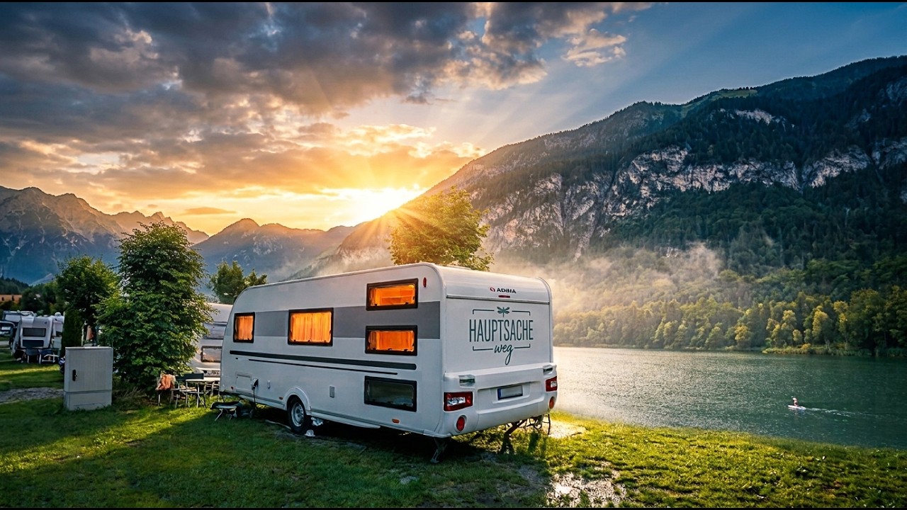 Traum-Camping in den Bergen  | Luxus-Panorama & WASSERFALL in den Alpen Tirol