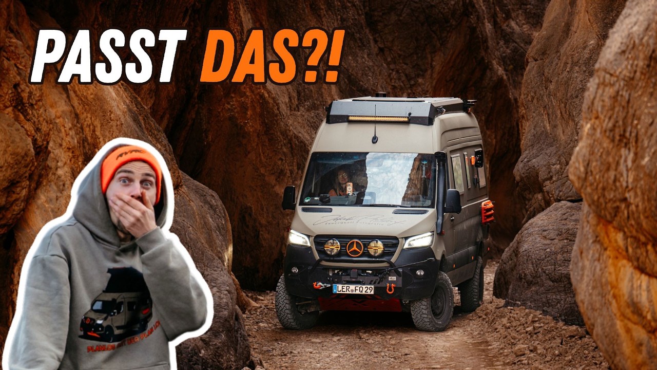 TRIPITI SCHLUCHT KRETA: PASST DER SPRINTER DA DURCH?! | 4×4 Vanlife & Camping Griechenland