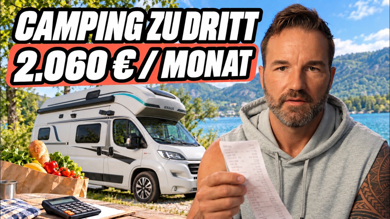 Camping Kosten zu dritt: 2.060 € im Monat für das Leben im Camper