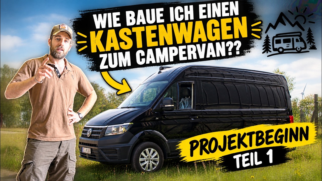 VW Crafter wird zum Campervan – Bestandsaufnahme + Dämmung #1