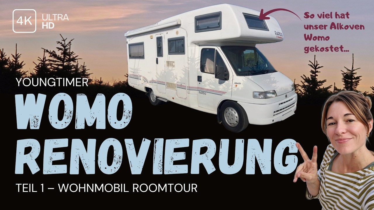 Wohnmobil Renovierung | Teil 1 – Roomtour – Technik & Ausstattung | Youngtimer Alkoven Fiat Ducato